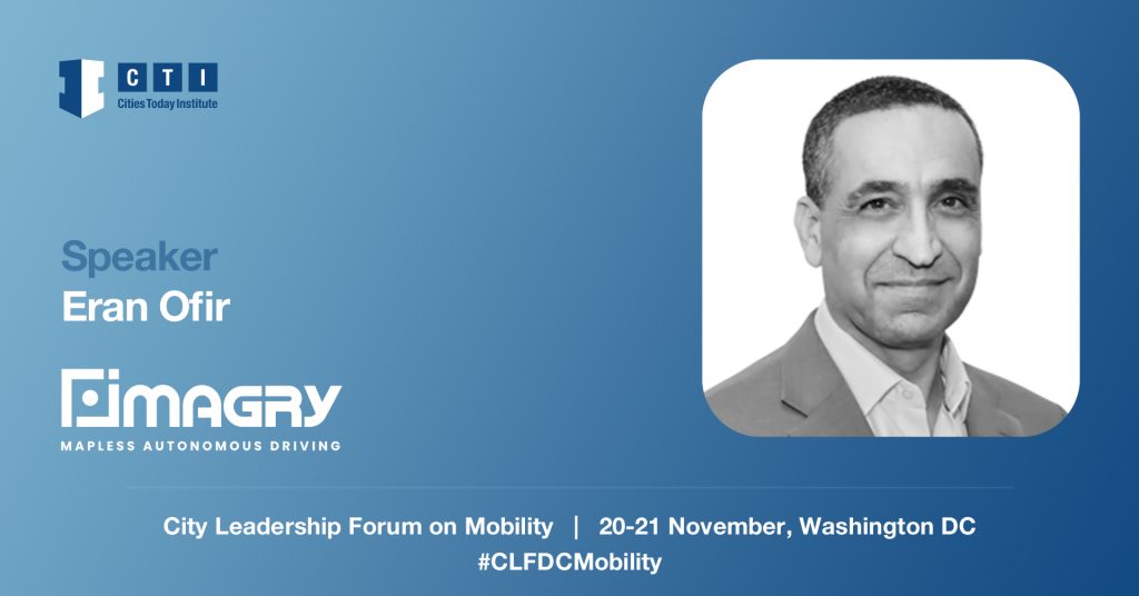 CLF DC Mobility speaker Eran Ofir, CEO, Imagry